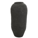 VASE DECOR PAPER MACH XL BLACK 100